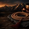 Mala beads guide image with quiet meditation atmosphere